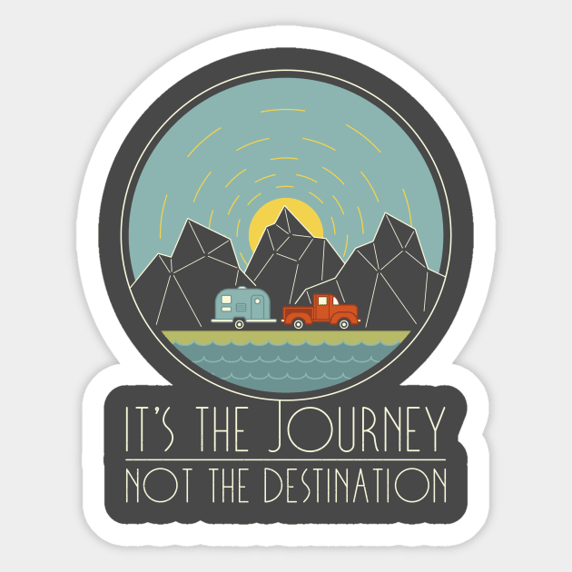 It's the Journey Sticker by ZachandWhite